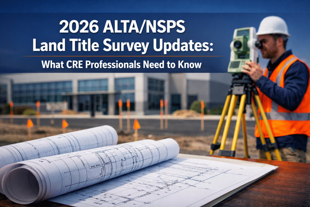 2026 ALTA/NSPS Land Title Survey Updates: What CRE Professionals Need to Know