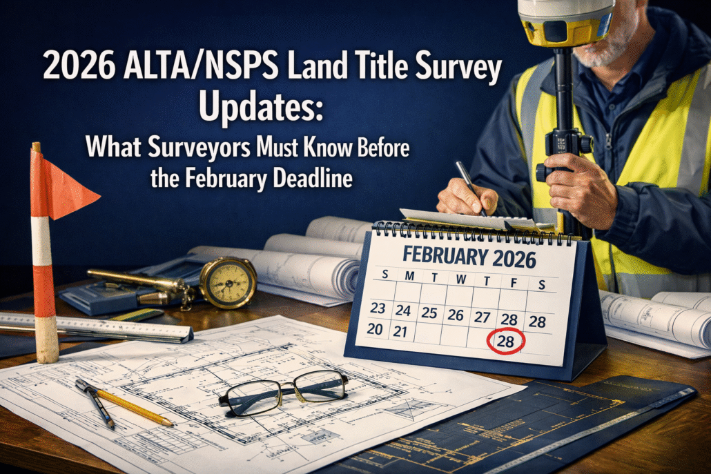 2026 ALTA/NSPS Land Title Survey Updates: What Surveyors Must Know Before the February Deadline