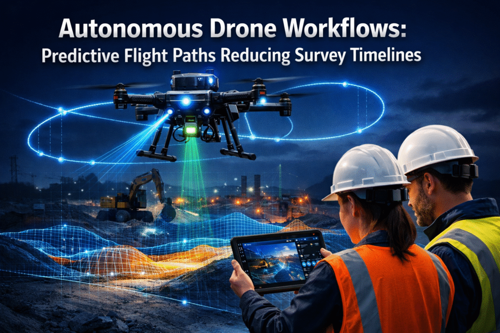 Autonomous Drone Workflows: How Predictive Flight Paths and Intelligent Sensors Are Reducing Survey Timelines
