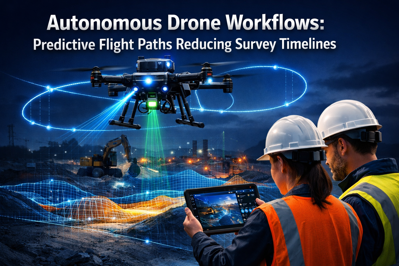 Autonomous Drone Workflows: How Predictive Flight Paths and Intelligent Sensors Are Reducing Survey Timelines