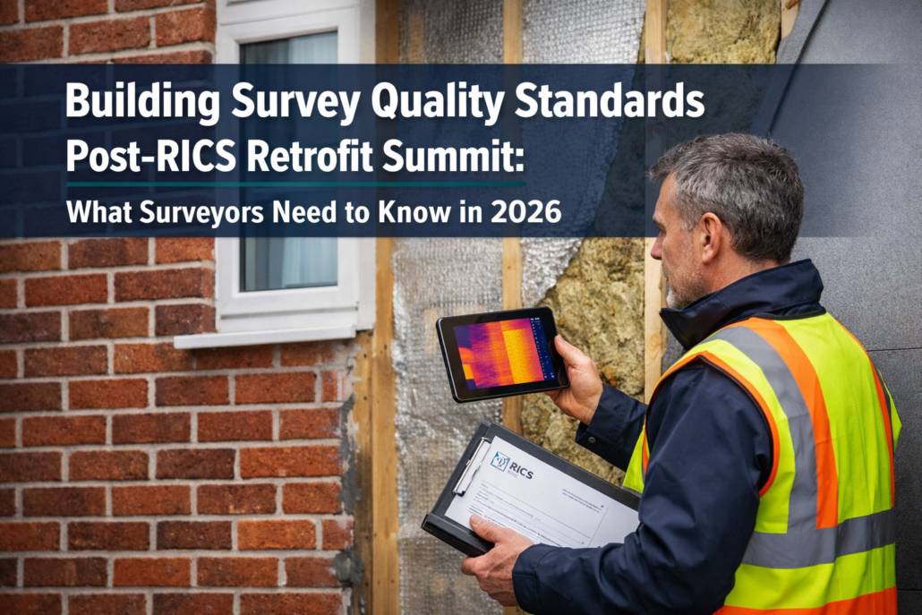 Building Survey Quality Standards Post-RICS Retrofit Summit: What Surveyors Need to Know in 2026