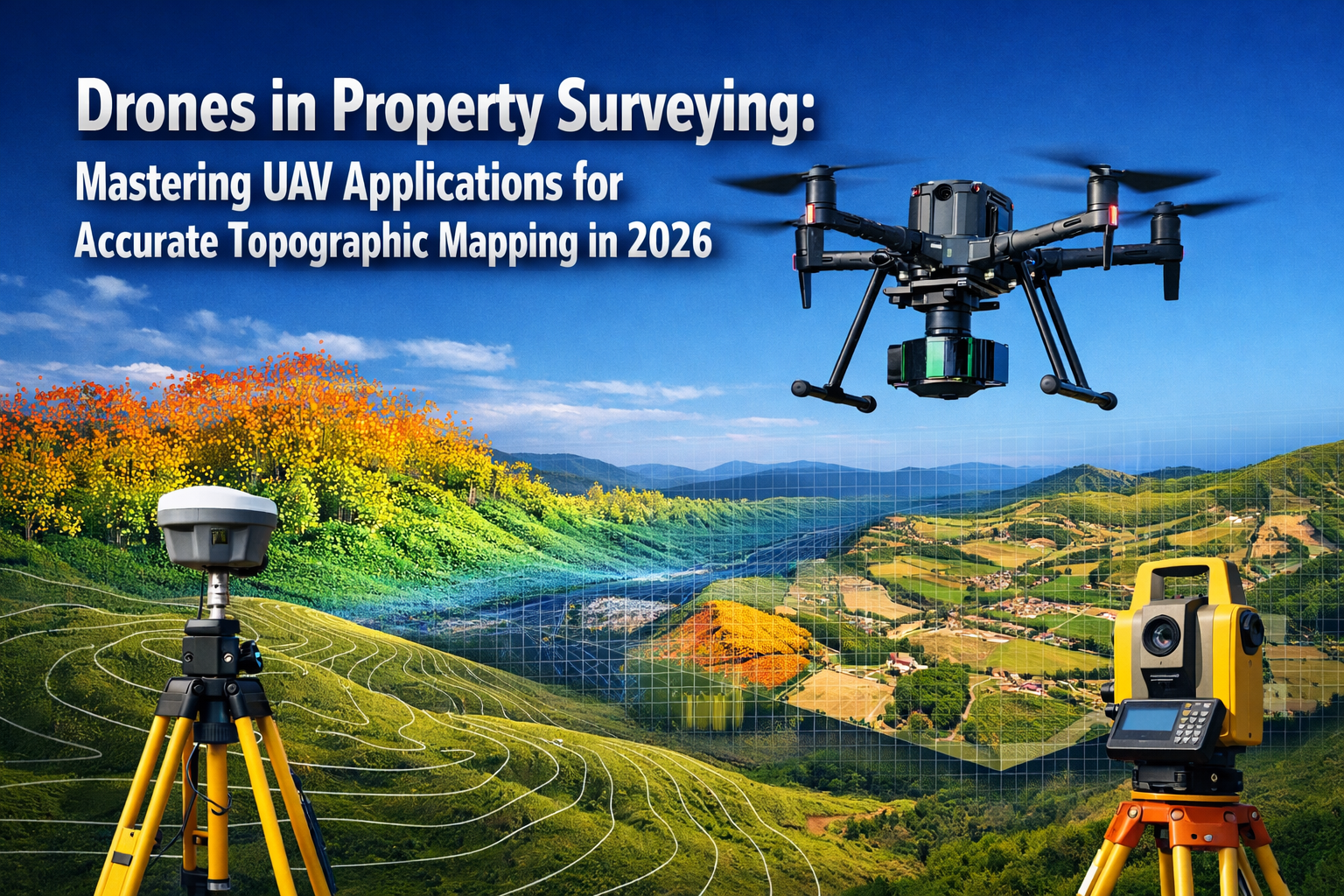 Drones in Property Surveying: Mastering UAV Applications for Accurate Topographic Mapping in 2026