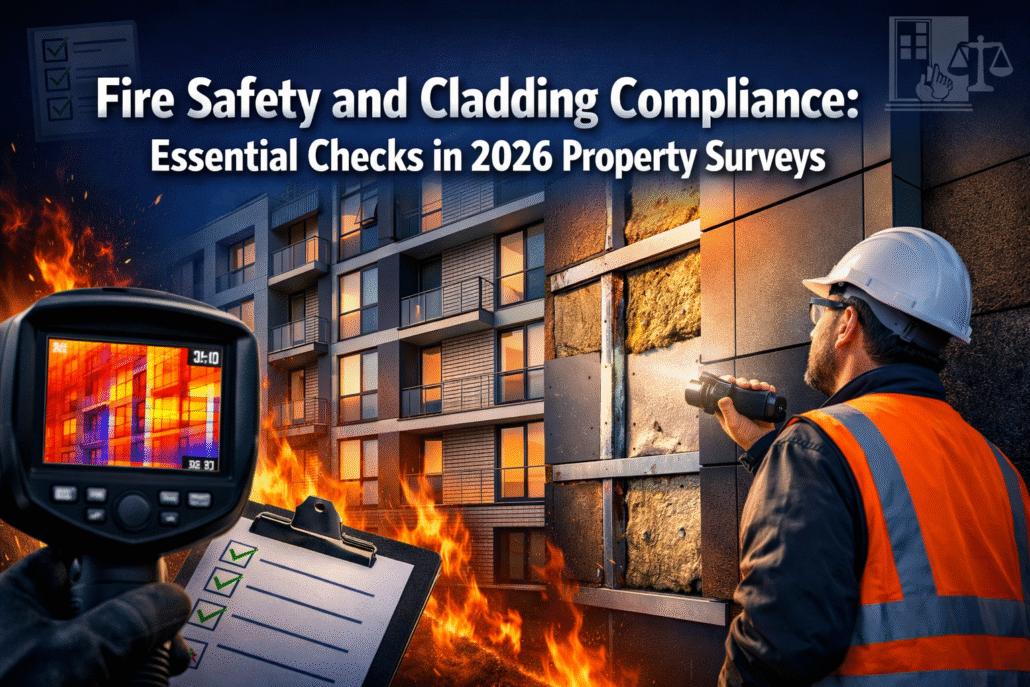 Fire Safety and Cladding Compliance: Essential Checks in 2026 Property Surveys