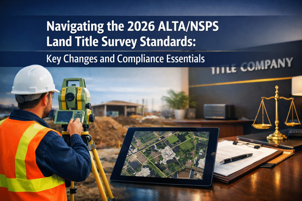 Navigating the 2026 ALTA/NSPS Land Title Survey Standards: Key Changes and Compliance Essentials