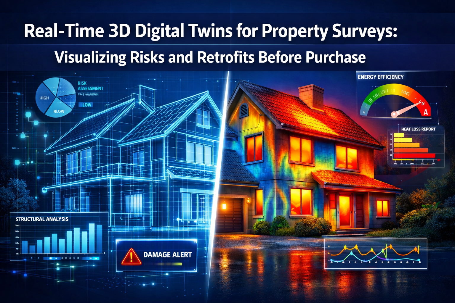 Real-Time 3D Digital Twins for Property Surveys: Visualizing Risks and Retrofits Before Purchase