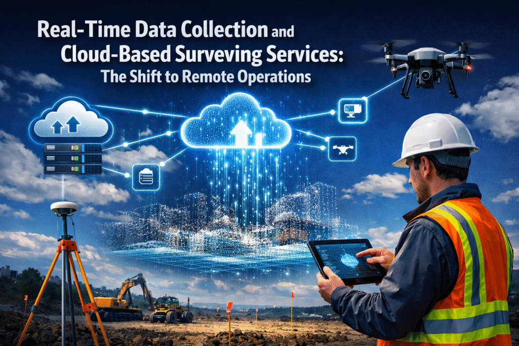 Real-Time Data Collection and Cloud-Based Surveying Services: The Shift to Remote Operations