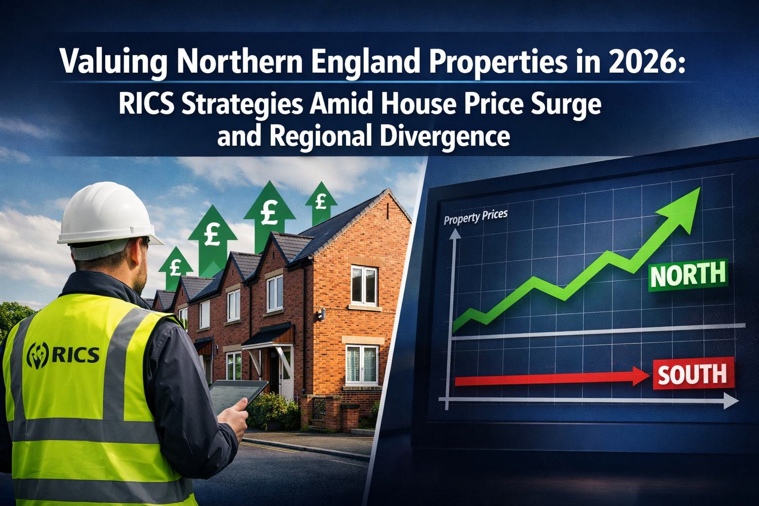 Valuing Northern England Properties in 2026: RICS Strategies Amid House Price Surge and Regional Divergence