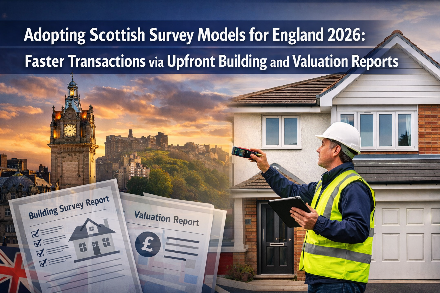 Adopting Scottish Survey Models for England 2026: Faster Transactions via Upfront Building and Valuation Reports