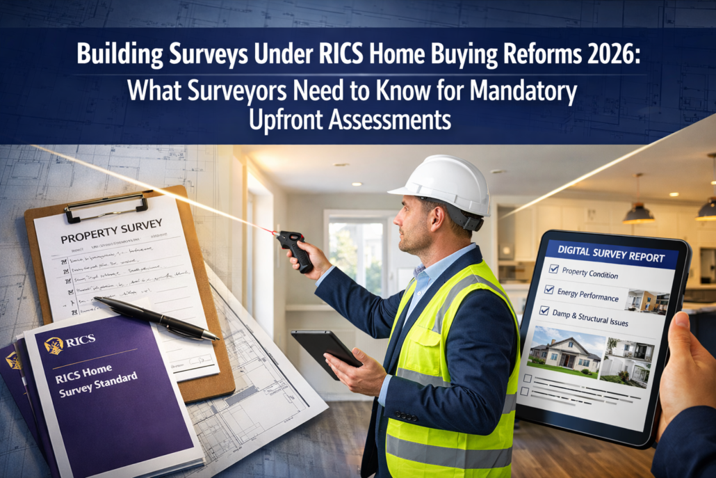 Building Surveys Under RICS Home Buying Reforms 2026: What Surveyors Need to Know for Mandatory Upfront Assessments