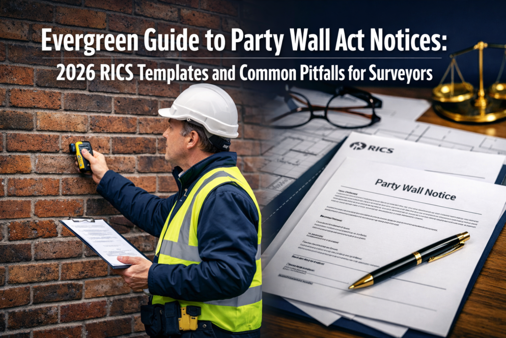 Evergreen Guide to Party Wall Act Notices: 2026 RICS Templates and Common Pitfalls for Surveyors