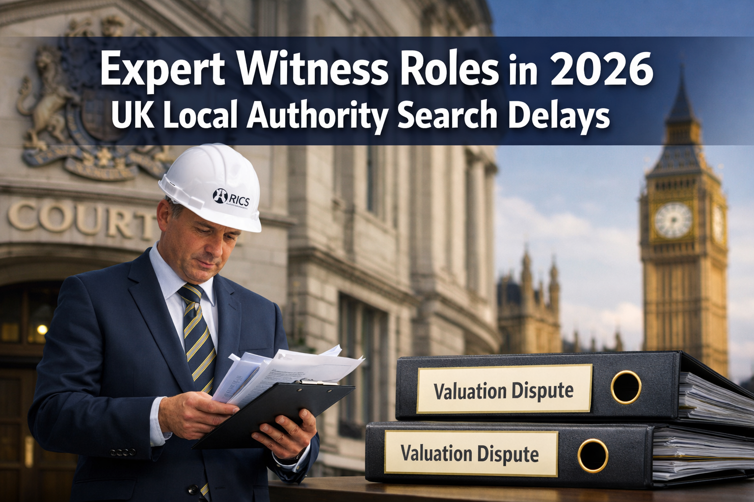 Expert Witness Roles in 2026 UK Local Authority Search Delays: Valuation Disputes and Compensation Claims