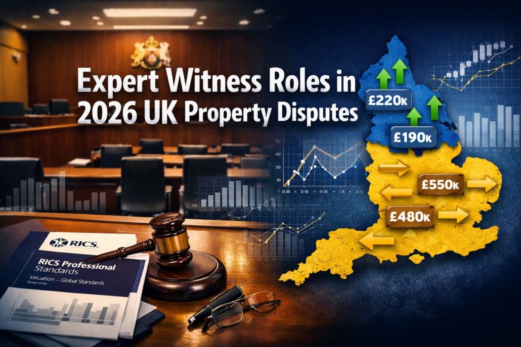 Expert Witness Roles in 2026 UK Property Disputes: RICS Protocols Amid Market Recovery and Regional Price Divergences