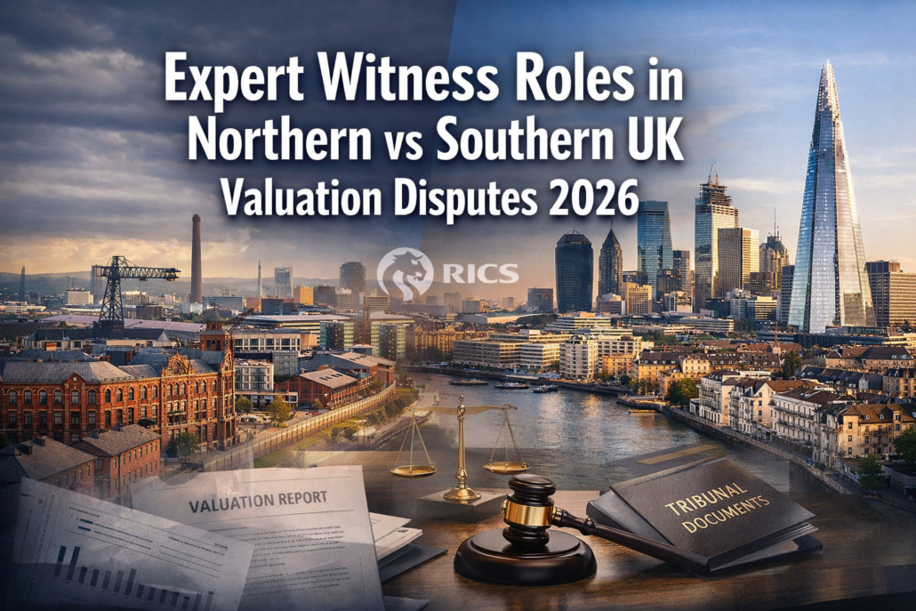 Expert Witness Roles in Northern vs Southern UK Valuation Disputes 2026: RICS Strategies for Divergent Markets