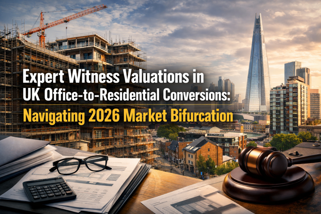 Expert Witness Valuations in UK Office-to-Residential Conversions: Navigating 2026 Market Bifurcation