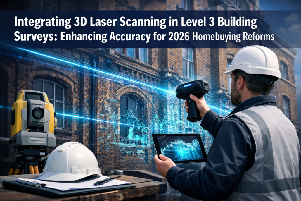Integrating 3D Laser Scanning in Level 3 Building Surveys: Enhancing Accuracy for 2026 Homebuying Reforms