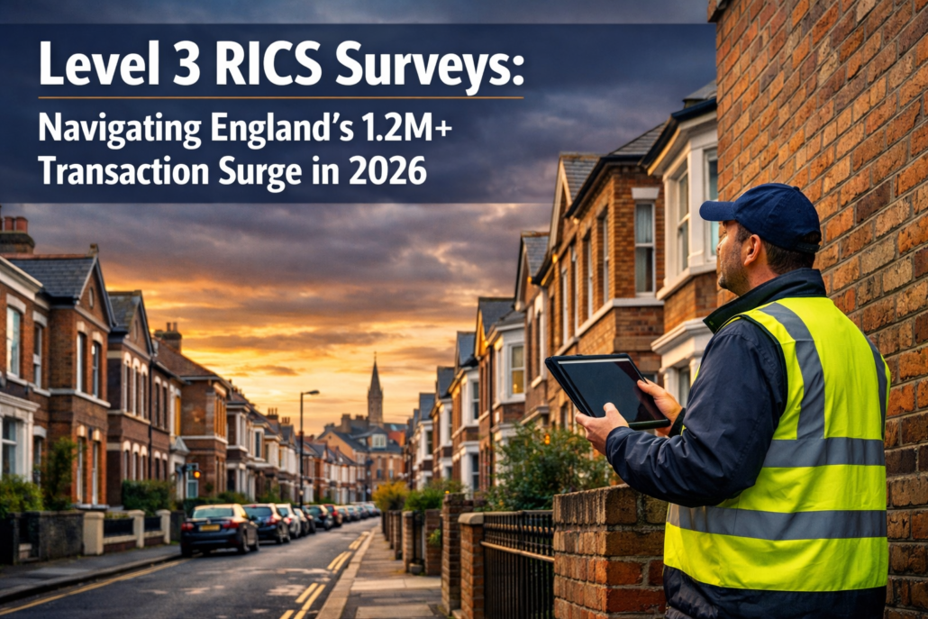 Level 3 RICS Surveys for 1.2M+ Transaction Surge: Spotting Risks in England's High-Volume 2026 Market