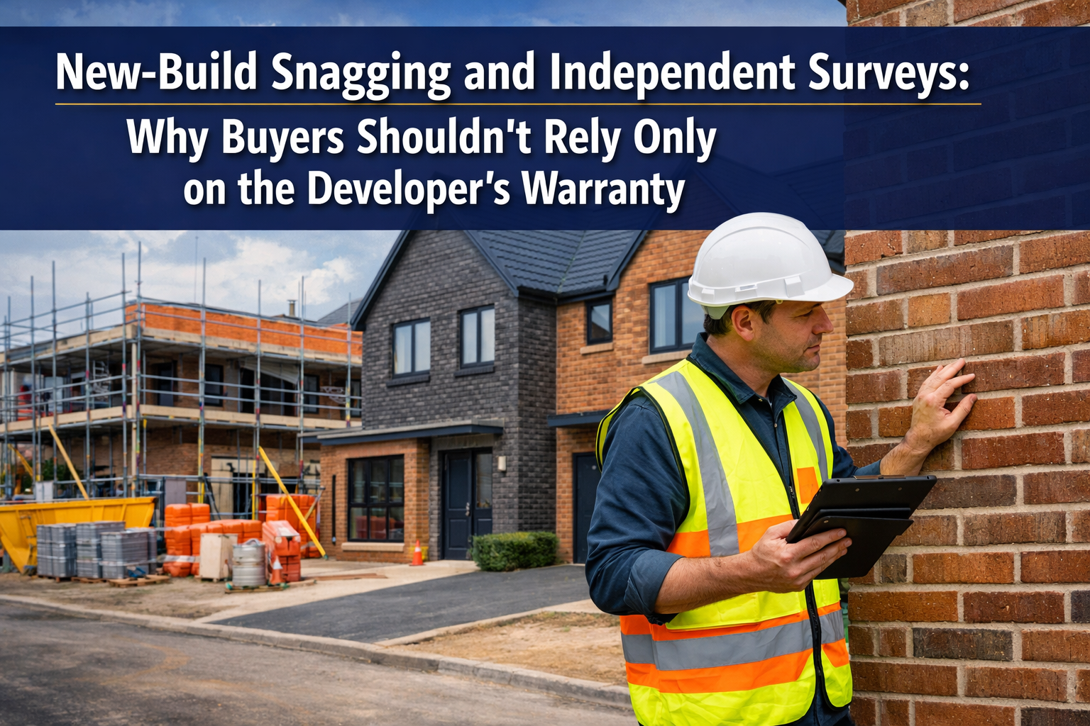 New-Build Snagging and Independent Surveys: Why Buyers Shouldn’t Rely Only on the Developer’s Warranty