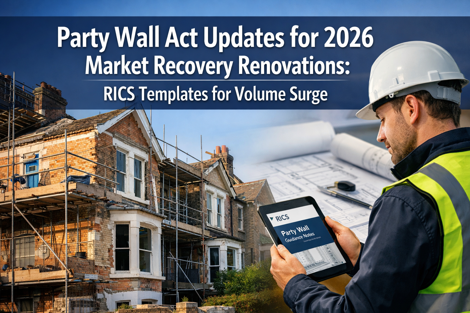 Party Wall Act Updates for 2026 Market Recovery Renovations: RICS Templates for Volume Surge
