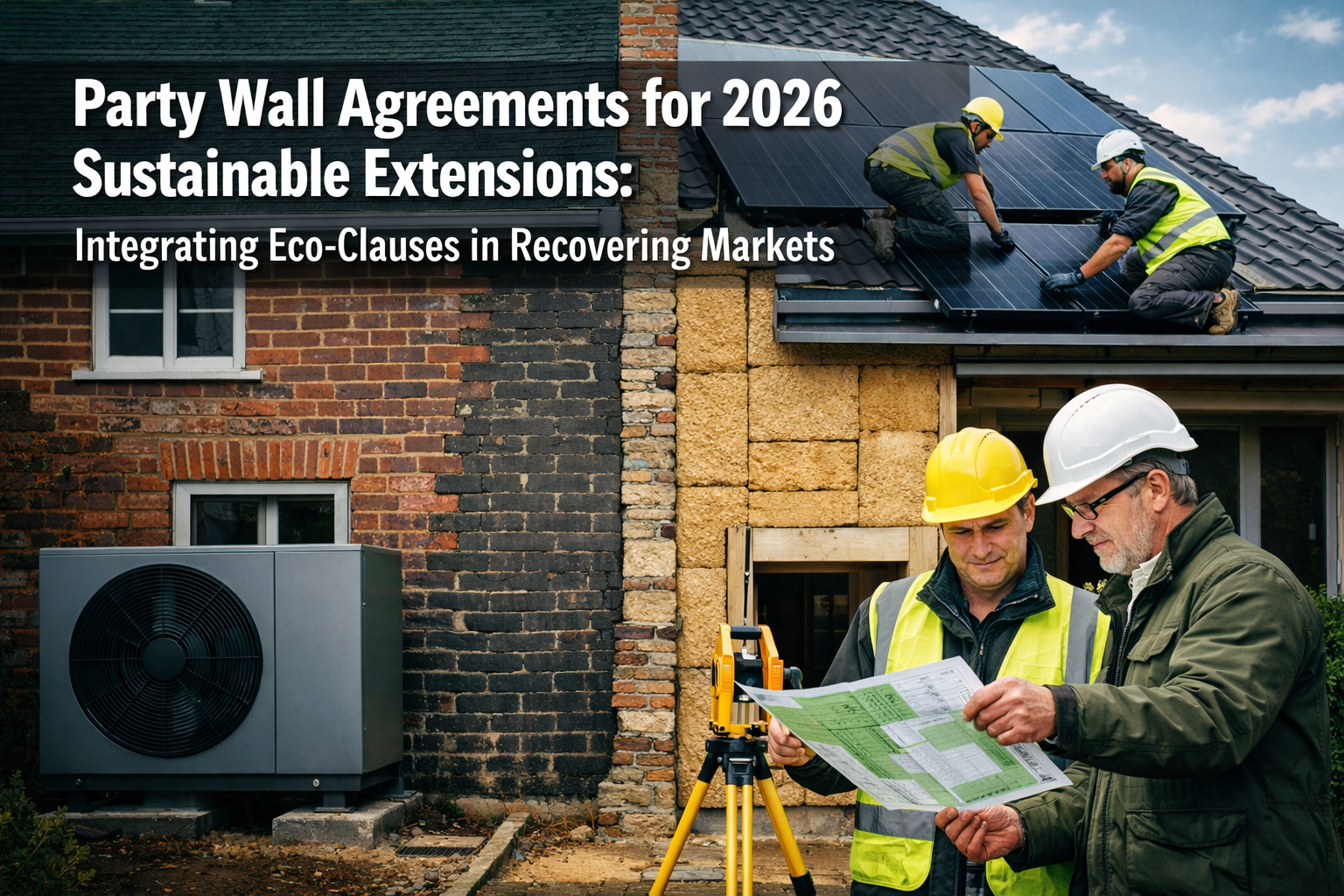 Party Wall Agreements for 2026 Sustainable Extensions: Integrating Eco-Clauses in Recovering Markets