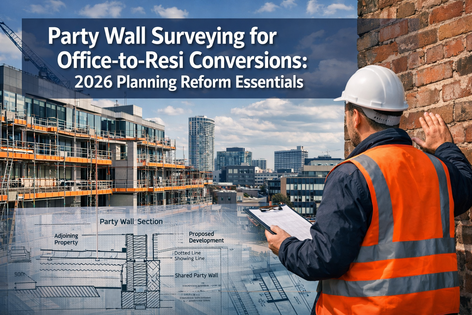 Party Wall Surveying for Office-to-Resi Conversions: 2026 Planning Reform Essentials