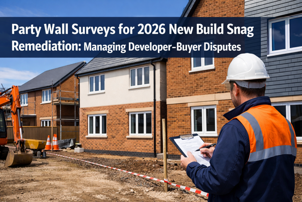 Party Wall Surveys for 2026 New Build Snag Remediation: Managing Developer-Buyer Disputes