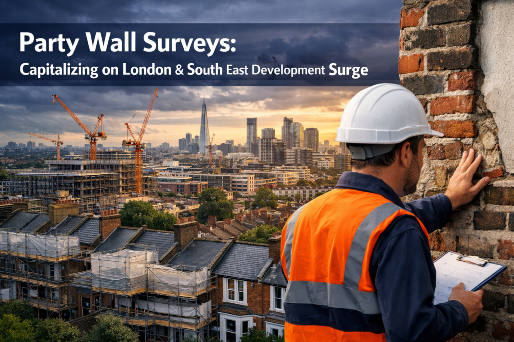 Party Wall Surveys in High-Growth Regions: Capitalizing on Increased Development Activity as Supply Surges in London and the South East