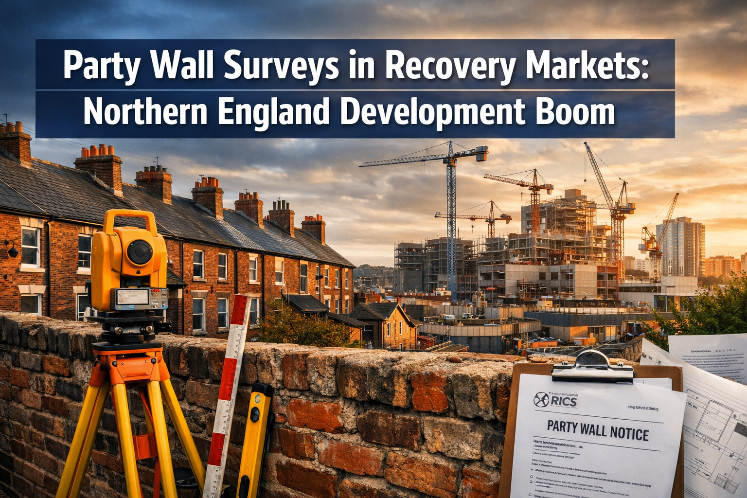 Party Wall Surveys in Recovery Markets: Managing Notices and Disputes as Development Activity Accelerates in Northern England