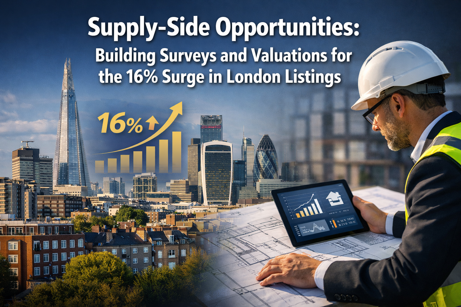 Supply-Side Opportunities: Building Surveys and Valuations for the 16% Surge in London Listings and Regional Market Divergence