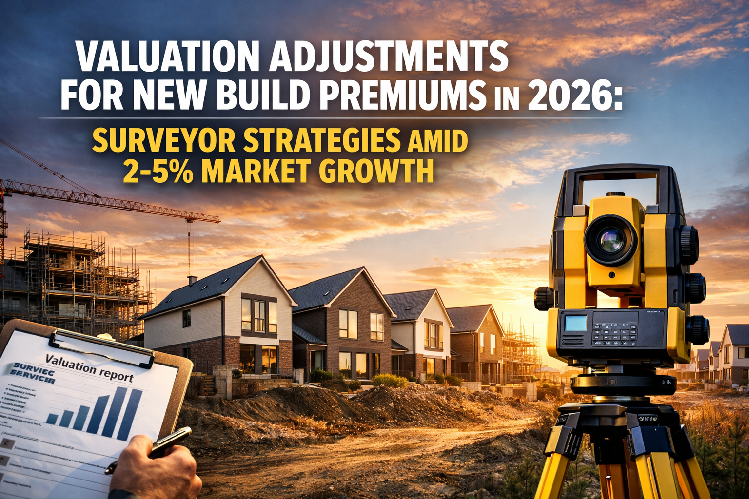 Valuation Adjustments for New Build Premiums in 2026: Surveyor Strategies Amid 2-5% Market Growth