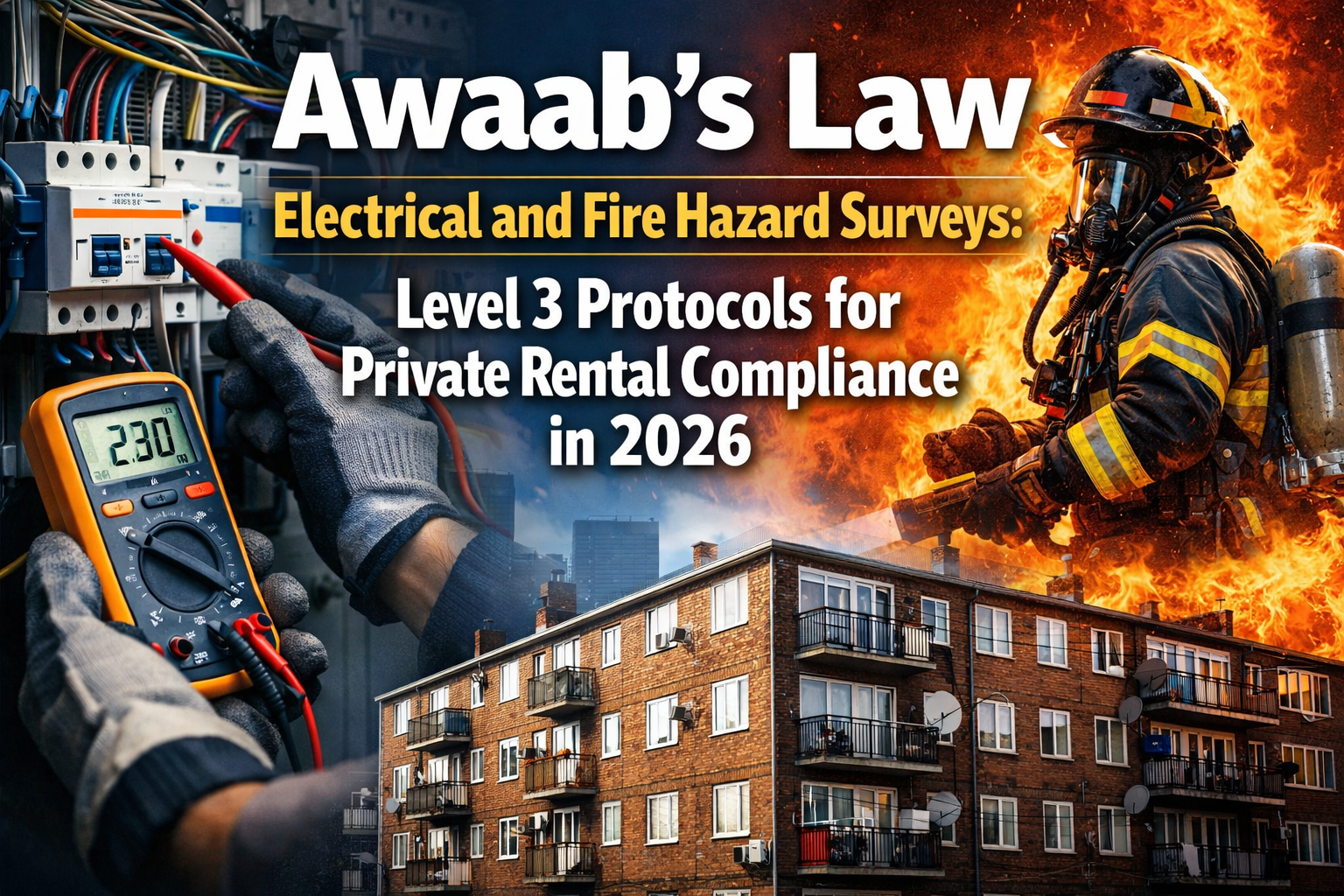 Awaab’s Law Electrical and Fire Hazard Surveys: Level 3 Protocols for Private Rental Compliance in 2026