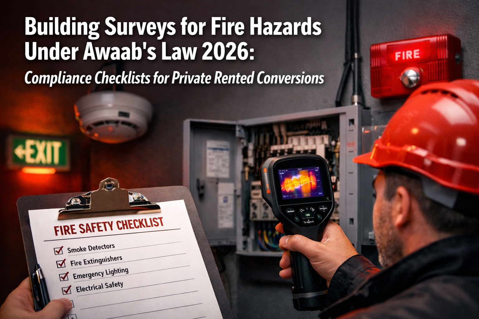 Building Surveys for Fire Hazards Under Awaab’s Law 2026: Compliance Checklists for Private Rented Conversions