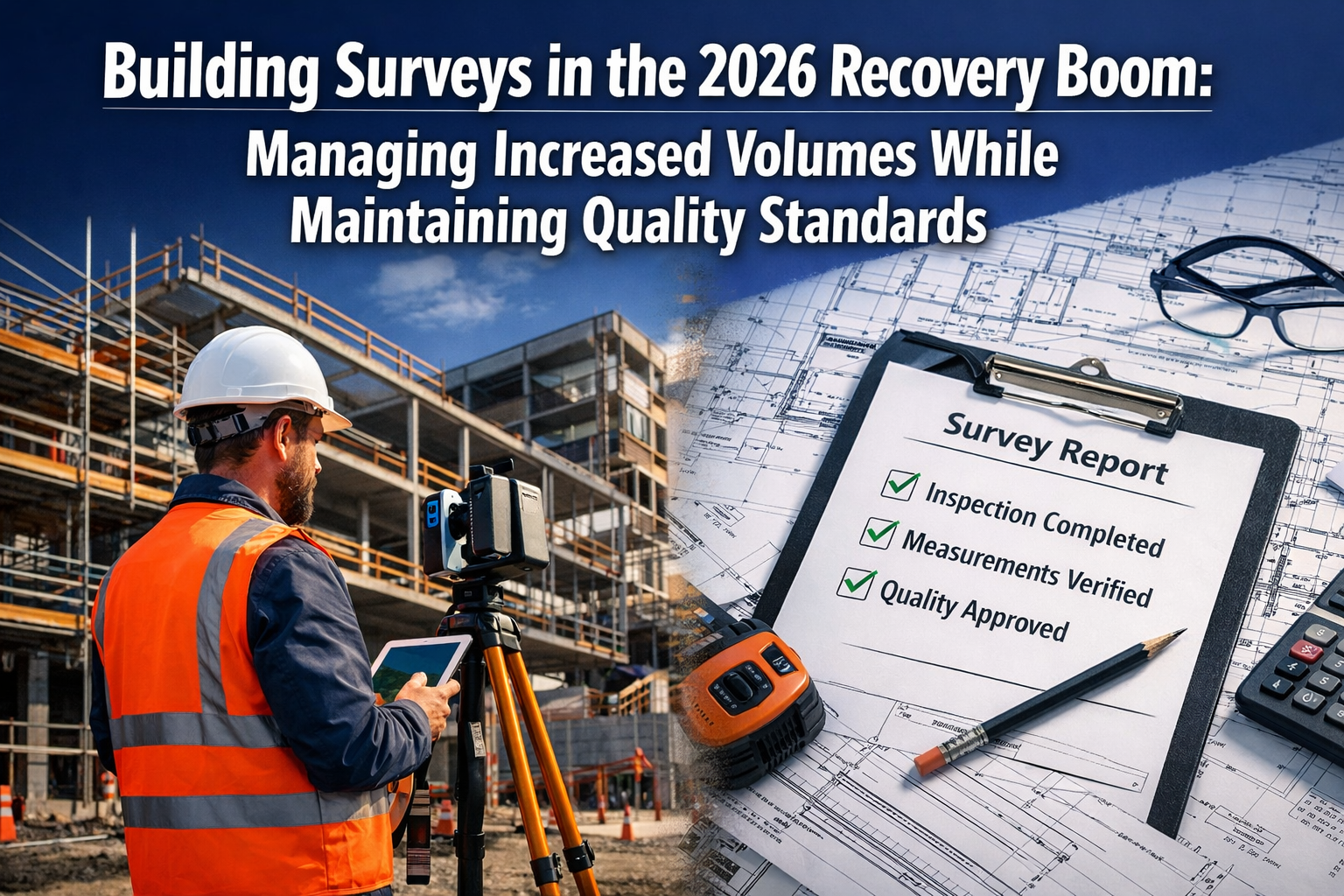 Building Surveys in the 2026 Recovery Boom: Managing Increased Volumes While Maintaining Quality Standards