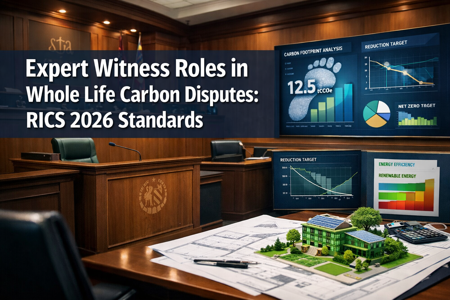 Expert Witness Roles in Whole Life Carbon Disputes: RICS 2026 Standards for Litigation and Reporting