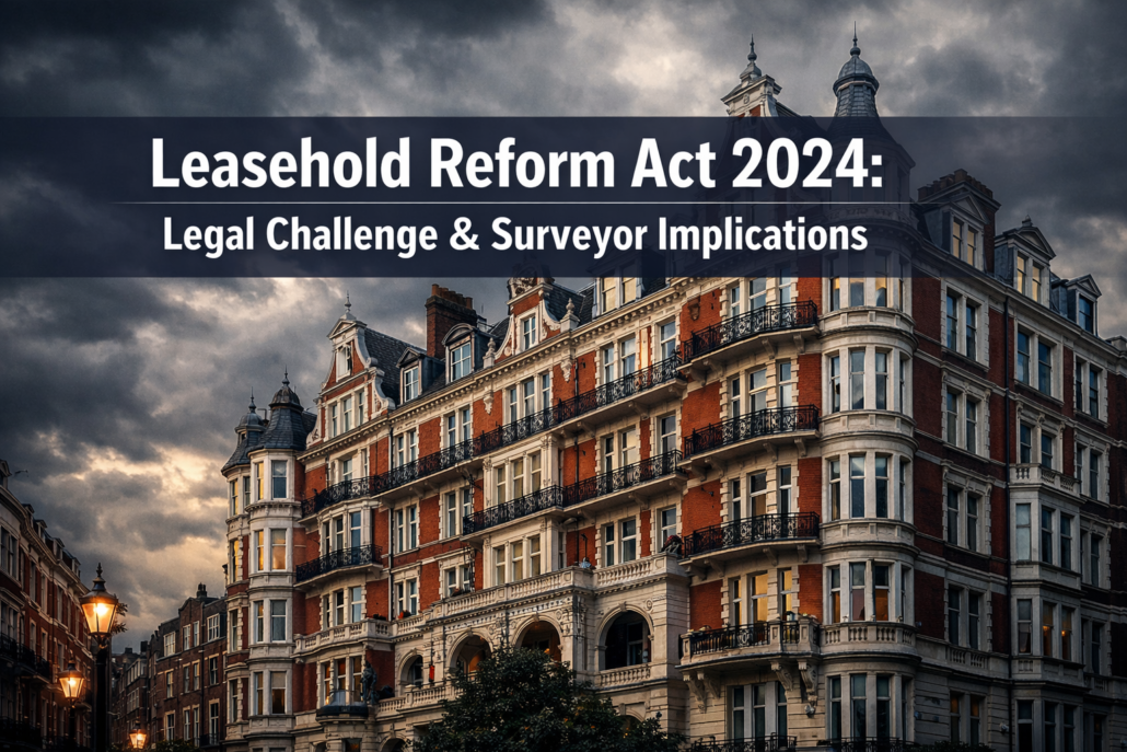 Leasehold and Freehold Reform Act 2024 legal challenge surveyor implications