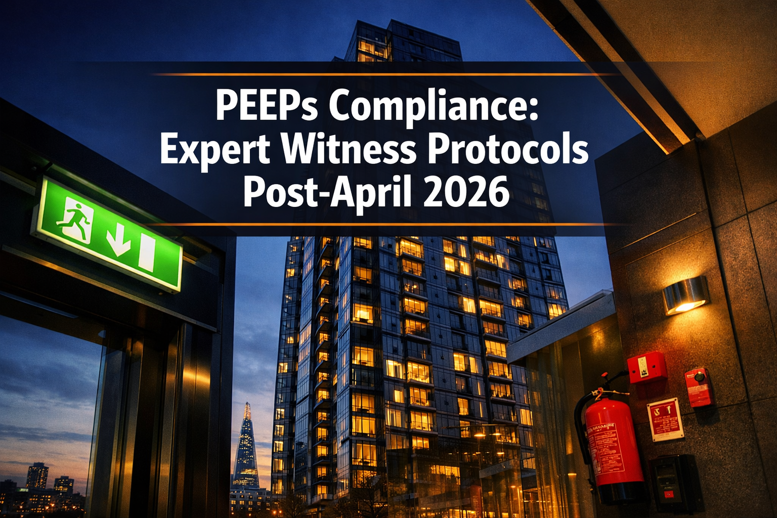 PEEPs Compliance in High-Rise and Medium-Rise Buildings: Expert Witness Protocols Post-April 2026 Mandate