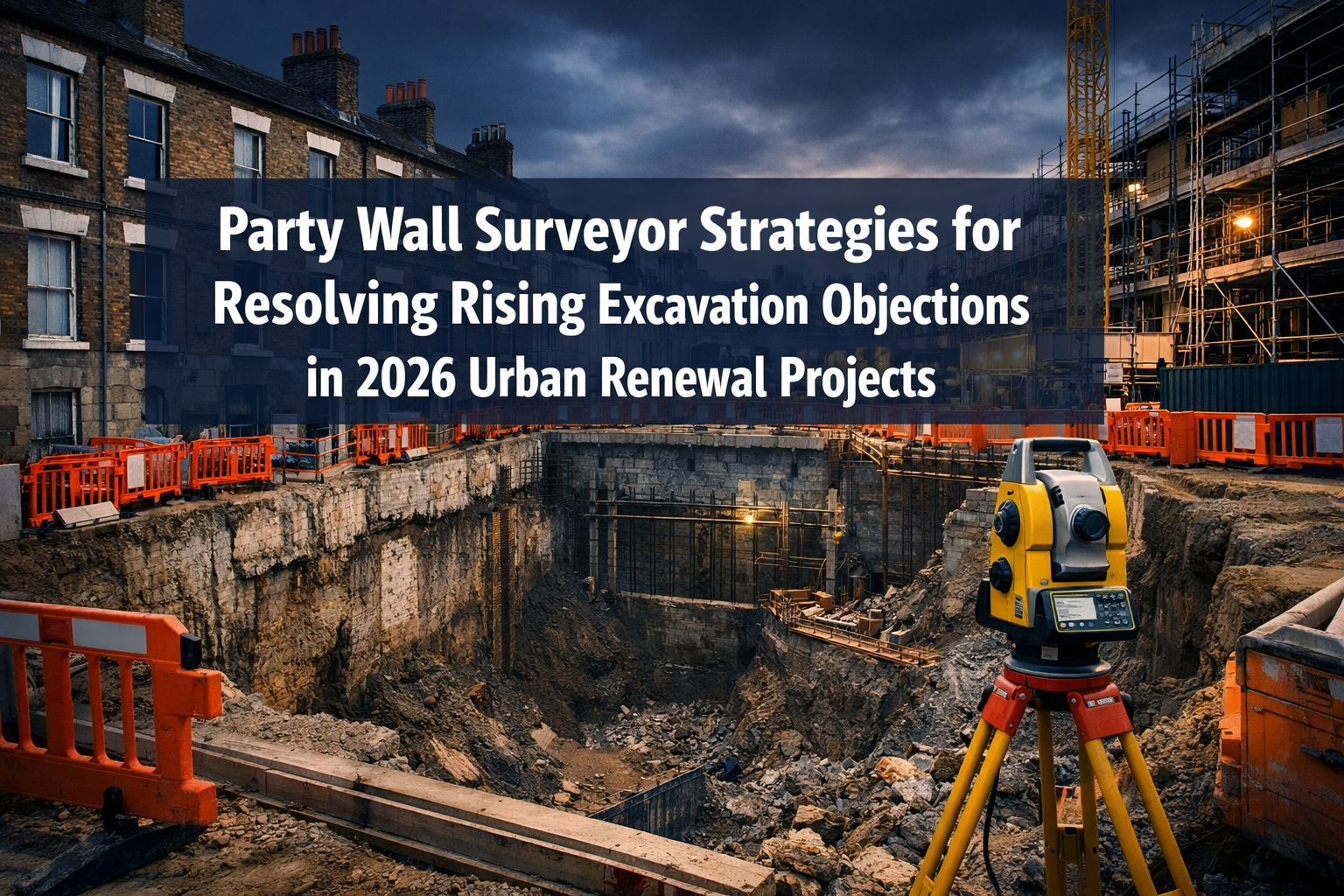 Party Wall Surveyor Strategies for Resolving Rising Excavation Objections in 2026 Urban Renewal Projects
