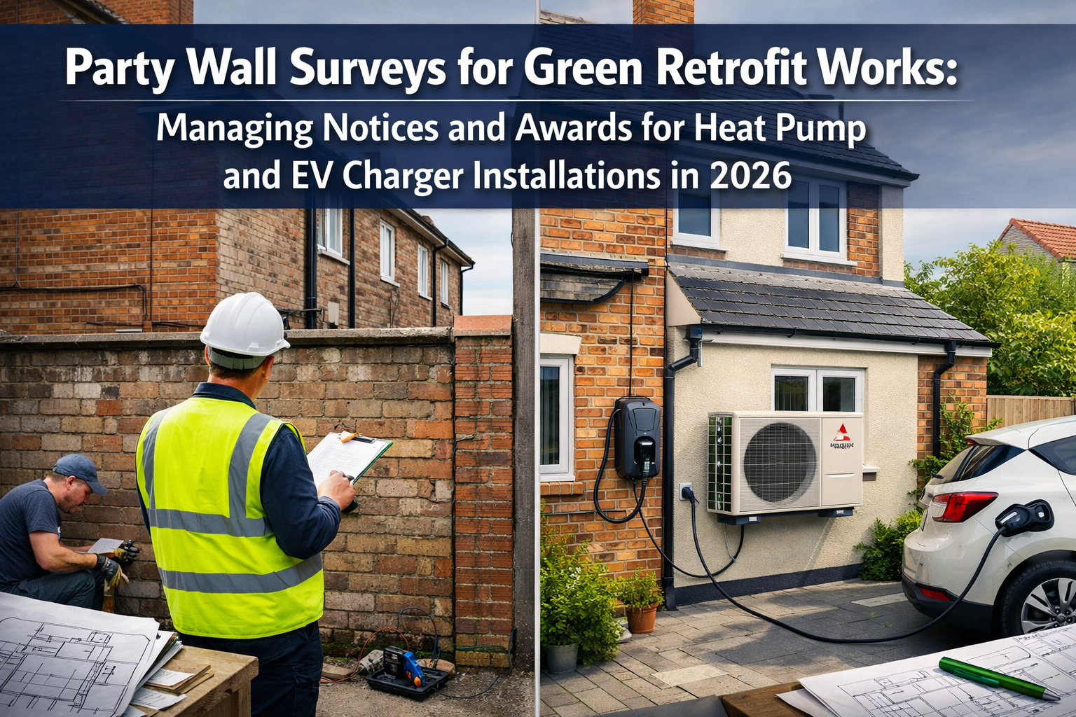 Party Wall Surveys for Green Retrofit Works: Managing Notices and Awards for Heat Pump and EV Charger Installations in 2026