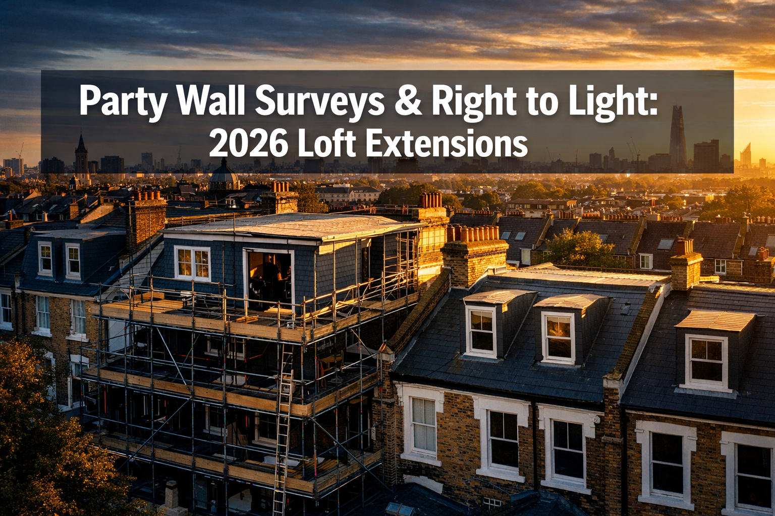 Party Wall Surveys for Right to Light Disputes in 2026 Loft Extensions: RICS Protocols Post-Planning Reforms