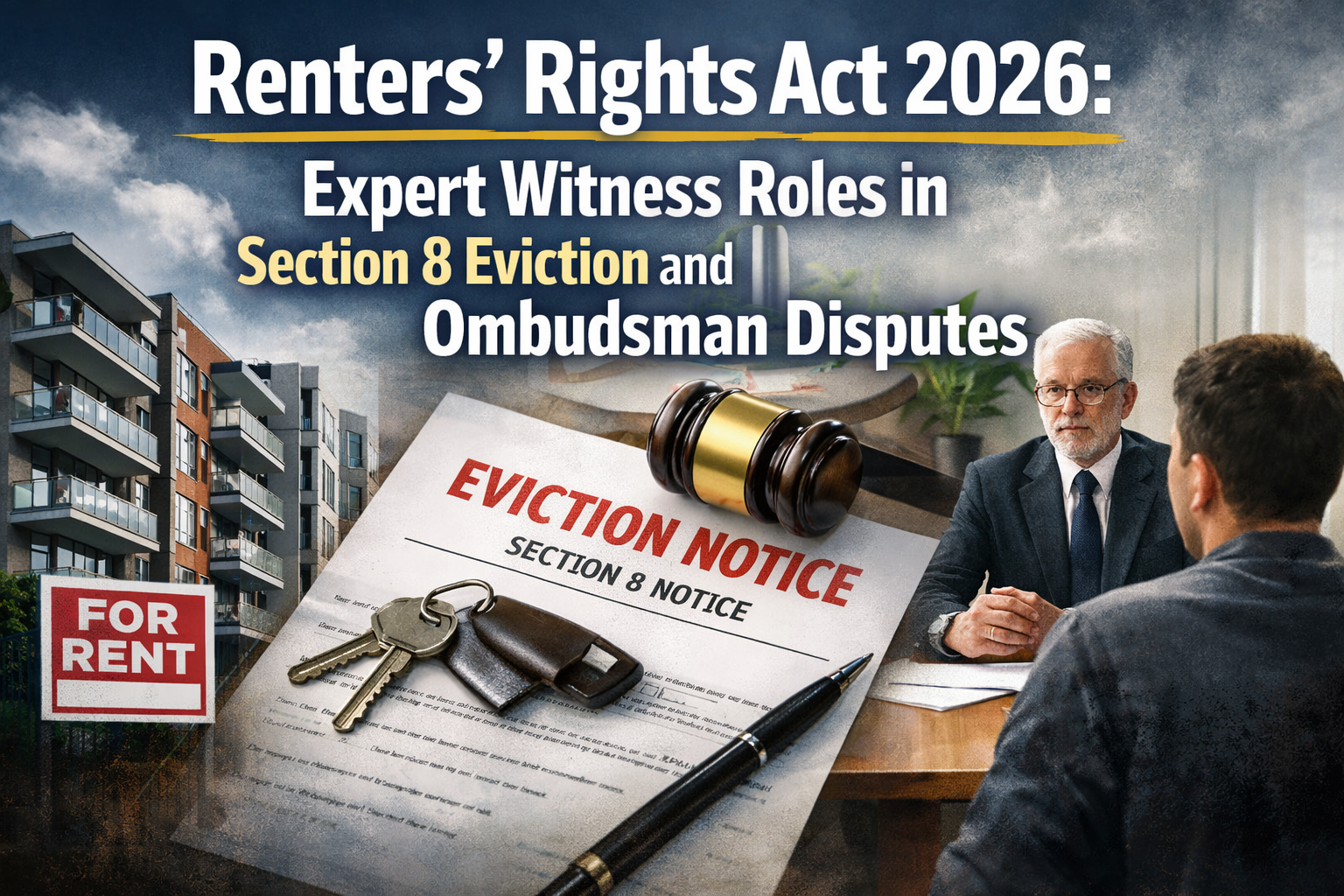 Renters’ Rights Act 2026: Expert Witness Roles in Section 8 Eviction and Ombudsman Disputes