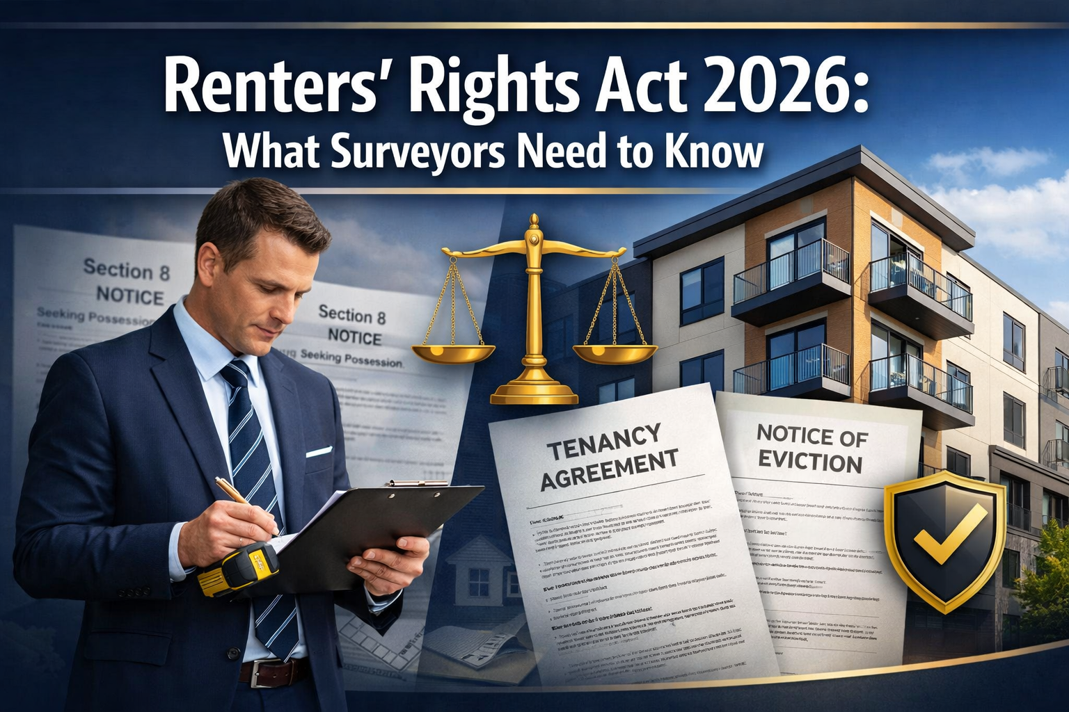 Renters' Rights Act 2026: What Surveyors Need to Know About Section 8 Grounds, Ombudsman Disputes, and Professional Liability