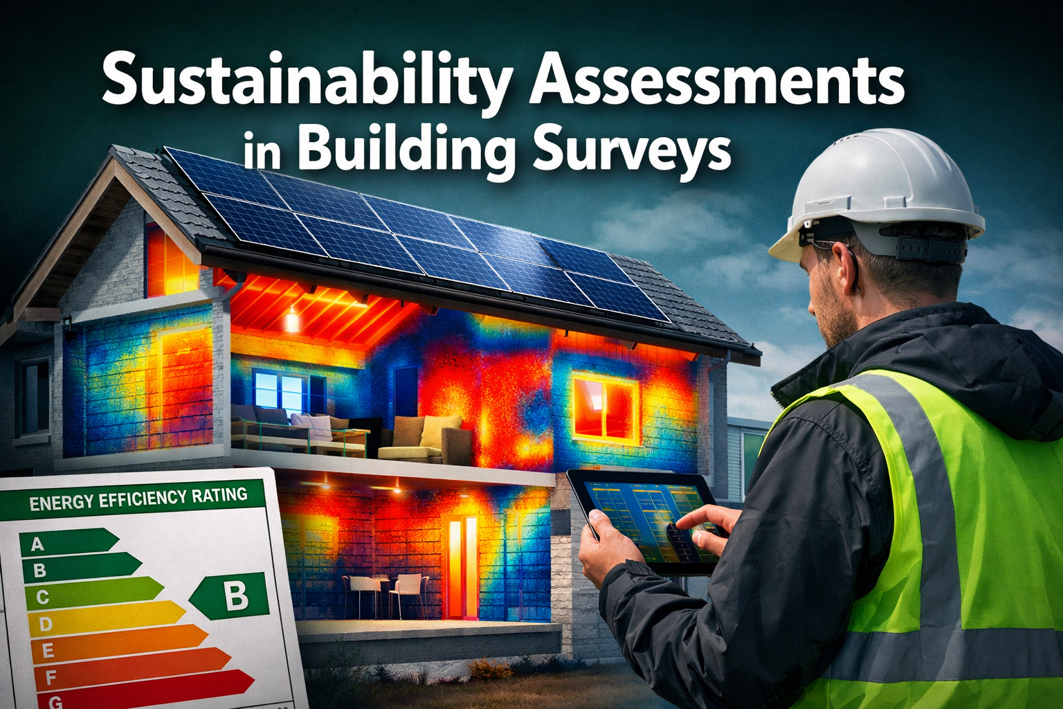 Sustainability Assessments in Building Surveys: Integrating Energy Efficiency and Carbon Footprint Analysis into Standard Survey Reports