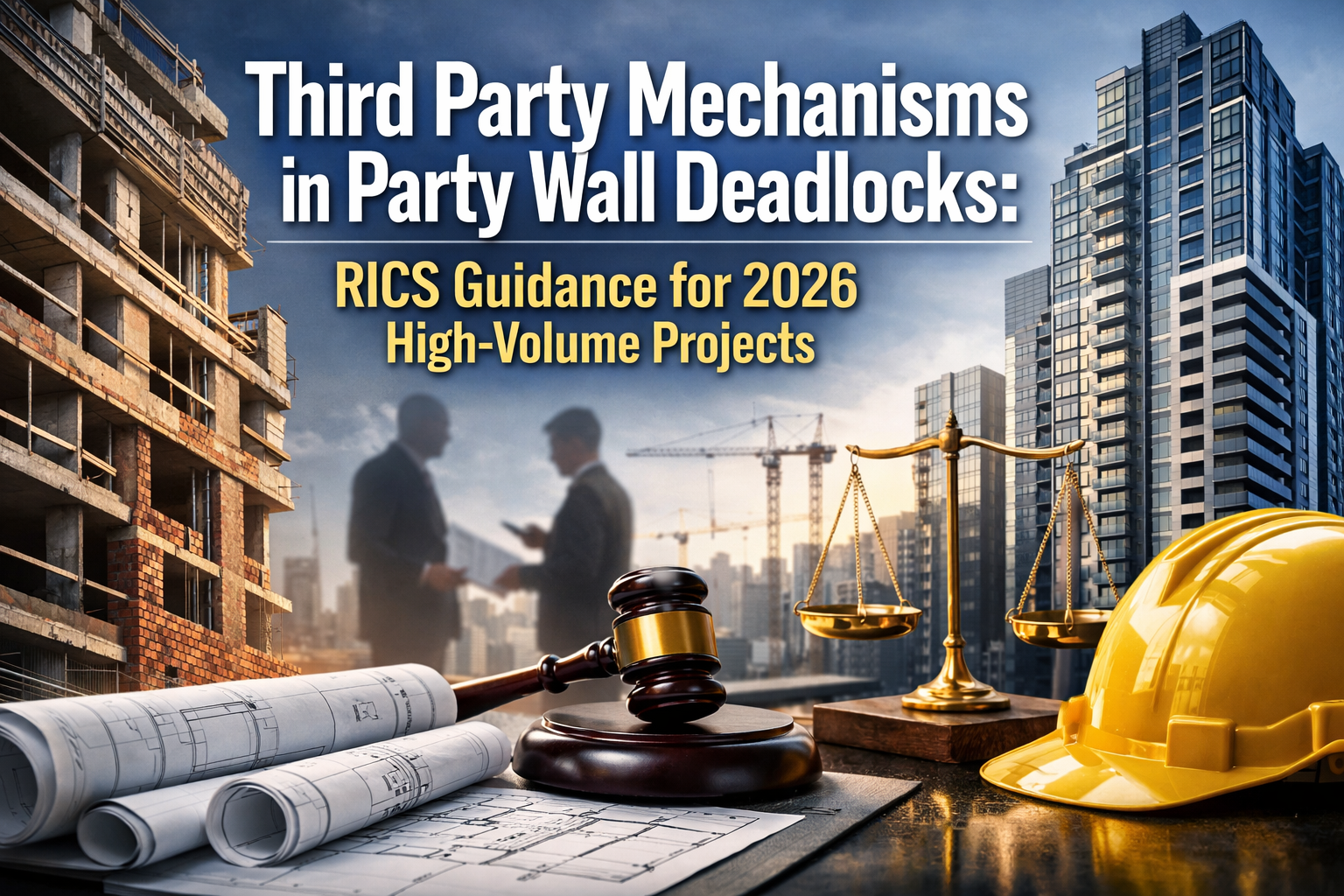 Third Party Mechanisms in Party Wall Deadlocks: RICS Guidance for 2026 High-Volume Projects