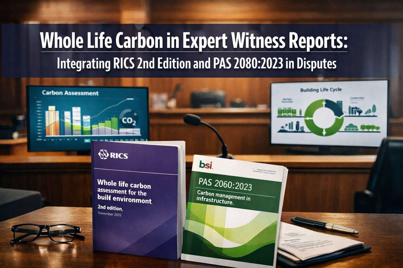 Whole Life Carbon in Expert Witness Reports: Integrating RICS 2nd Edition and PAS 2080:2023 in Disputes