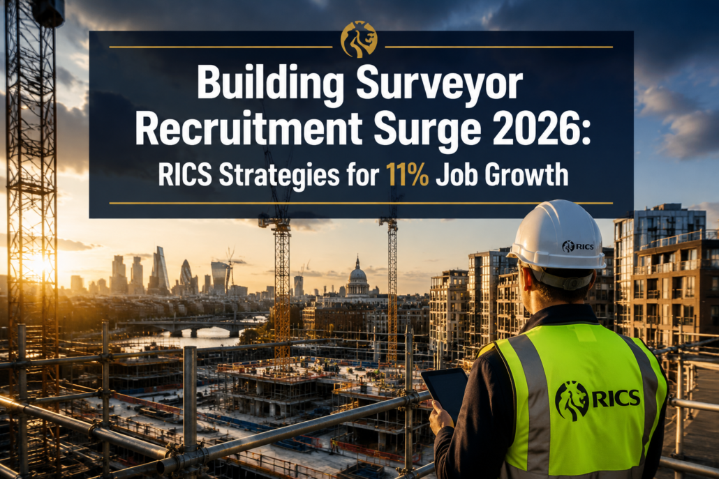 Building Surveyor Recruitment Surge in 2026 Recovery: RICS Strategies for Addressing the 11% Job Growth Demand