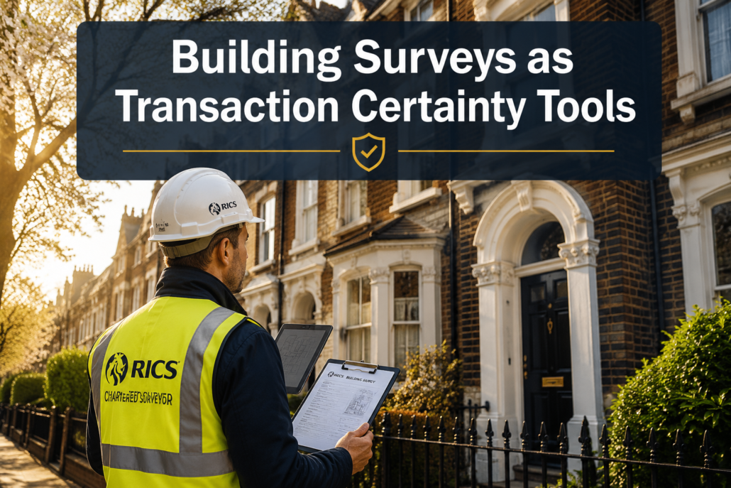Building Surveys as Transaction Certainty Tools: Addressing Buyer Caution in Spring 2026 Markets