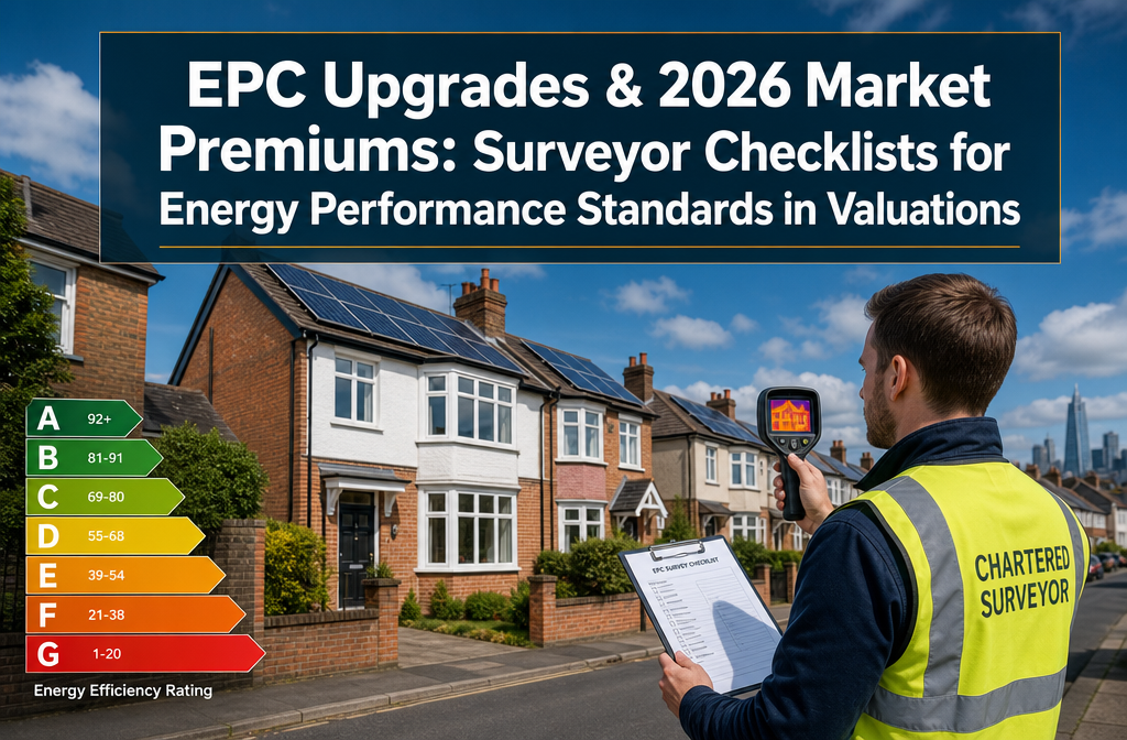 Energy Performance Standards in Valuations: Surveyor Checklists for EPC Upgrades and 2026 Market Premiums