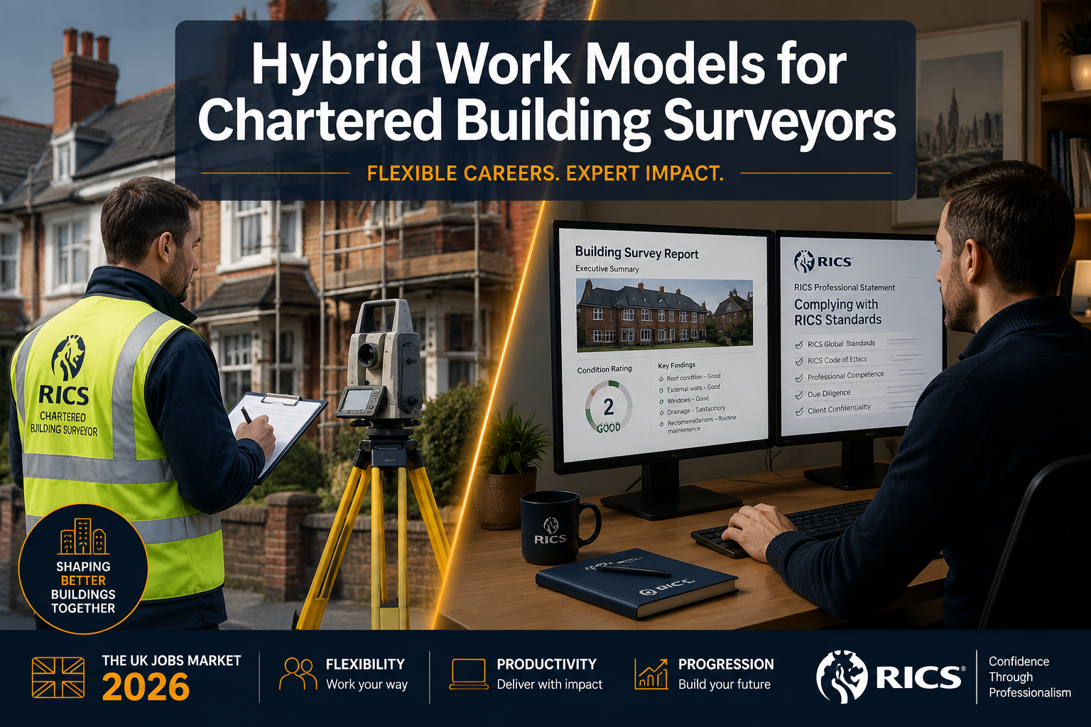 Hybrid Work Models for Chartered Building Surveyors: Boosting Flexibility and Productivity in 2026 UK Jobs Market