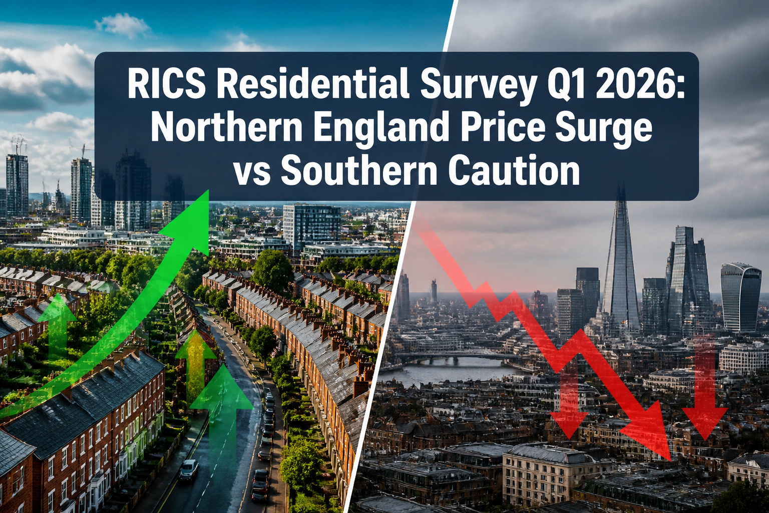RICS Residential Survey Q1 2026: Valuation Strategies for Northern England Price Surge vs Southern Caution