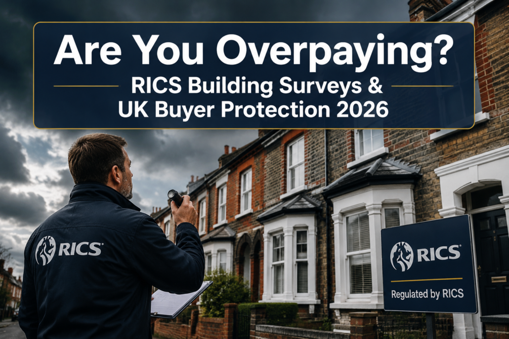 RICS building survey 2026 overvalued homes UK buyer protection