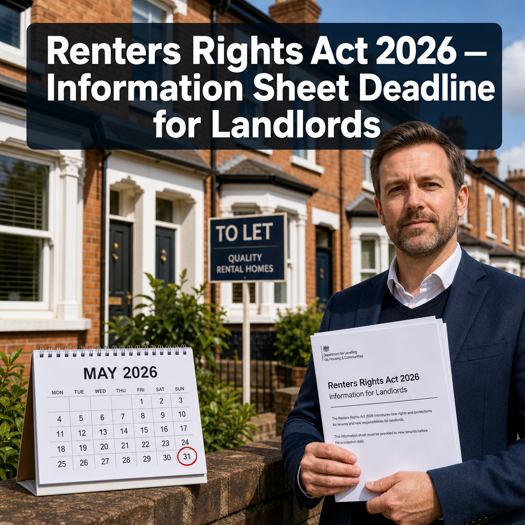 Renters Rights Act Information Sheet Deadline Landlords 2026: Everything You Must Know Before 31 May